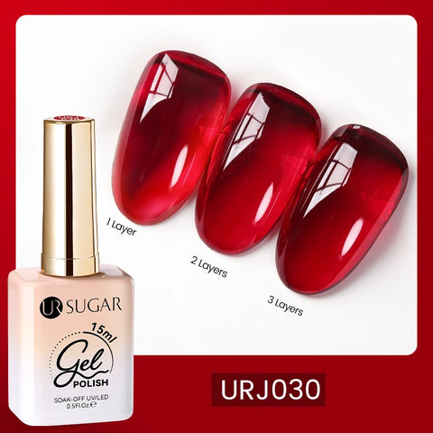 UR SUGAR 15ml Fiber Rubber Base Gel for Nail Repair
