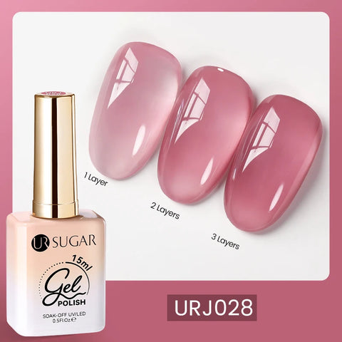 UR SUGAR 15ml Fiber Rubber Base Gel for Nail Repair