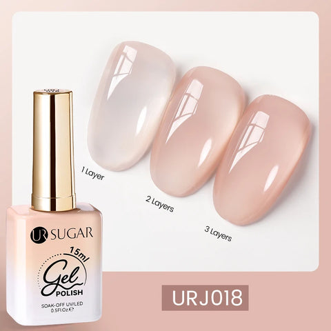 UR SUGAR 15ml Fiber Rubber Base Gel for Nail Repair