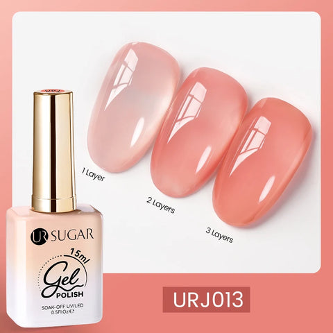 UR SUGAR 15ml Fiber Rubber Base Gel for Nail Repair