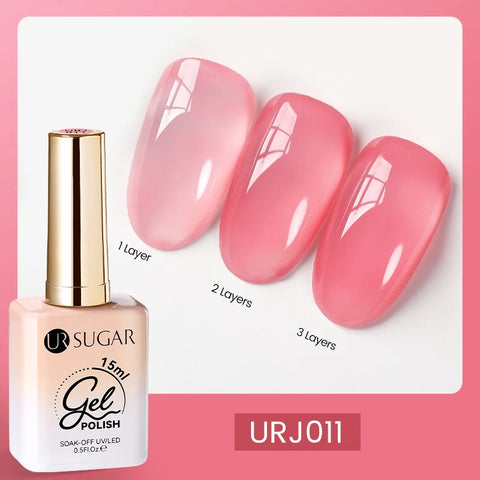 UR SUGAR 15ml Fiber Rubber Base Gel for Nail Repair