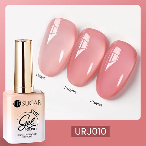 UR SUGAR 15ml Fiber Rubber Base Gel for Nail Repair