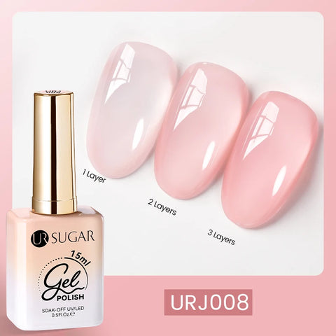 UR SUGAR 15ml Fiber Rubber Base Gel for Nail Repair