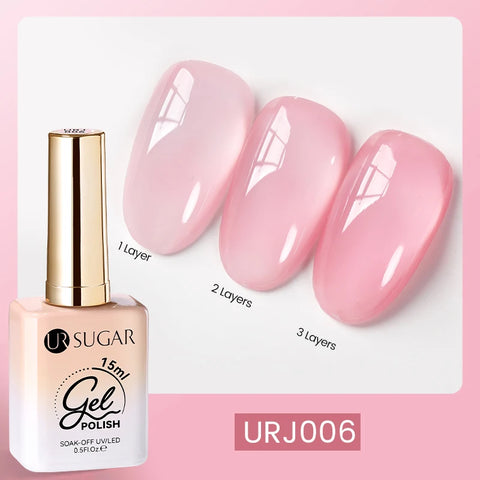 UR SUGAR 15ml Fiber Rubber Base Gel for Nail Repair