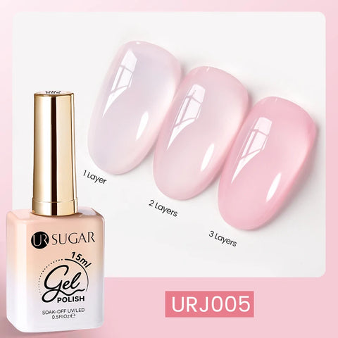 UR SUGAR 15ml Fiber Rubber Base Gel for Nail Repair