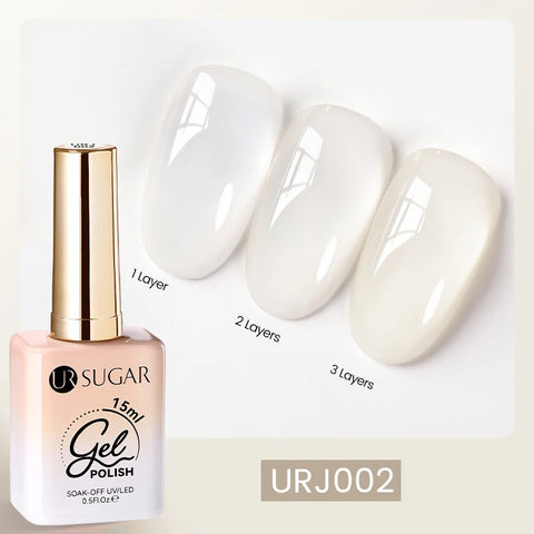 UR SUGAR 15ml Fiber Rubber Base Gel for Nail Repair