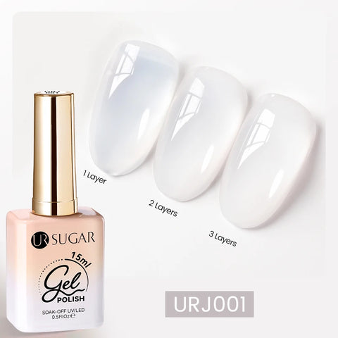 UR SUGAR 15ml Fiber Rubber Base Gel for Nail Repair