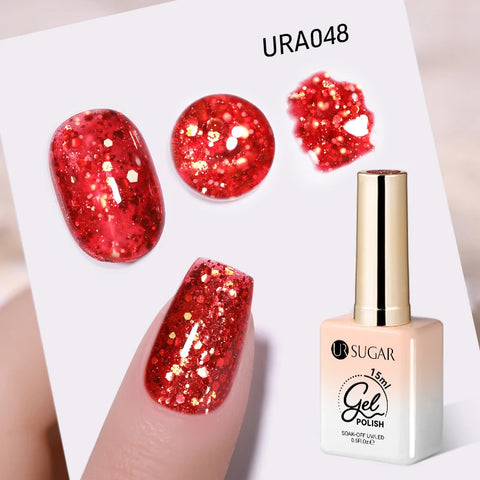 UR SUGAR 15ml Fiber Rubber Base Gel for Nail Repair
