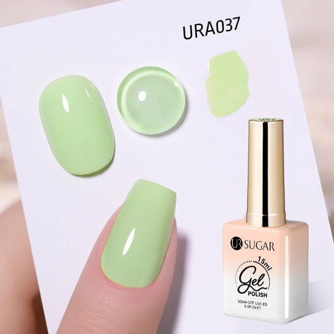 UR SUGAR 15ml Champagne Gold Silver Reflective Glitter Gel Nail Polish
