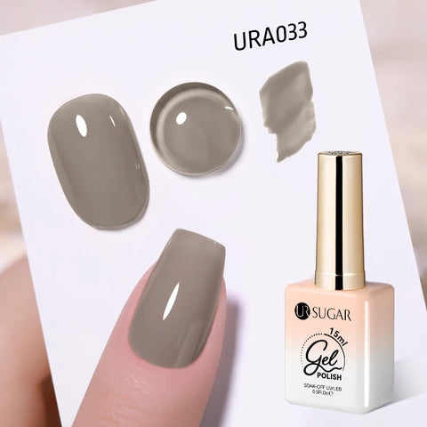 UR SUGAR 15ml Champagne Gold Silver Reflective Glitter Gel Nail Polish