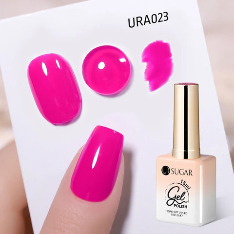 UR SUGAR 15ml Fiber Rubber Base Gel for Nail Repair