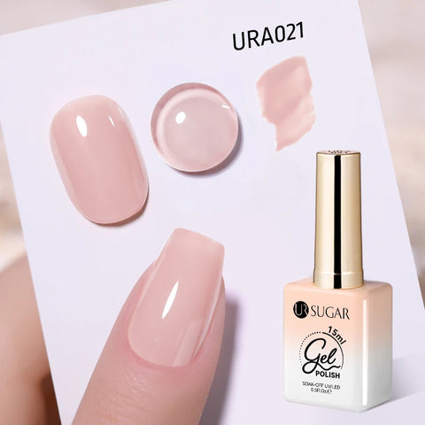 UR SUGAR 15ml Fiber Rubber Base Gel for Nail Repair