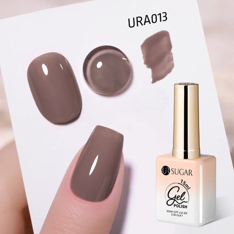 UR SUGAR 15ml Champagne Gold Silver Reflective Glitter Gel Nail Polish