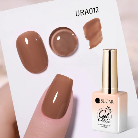 UR SUGAR 15ml Champagne Gold Silver Reflective Glitter Gel Nail Polish