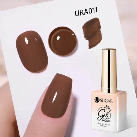 UR SUGAR 15ml Champagne Gold Silver Reflective Glitter Gel Nail Polish