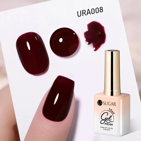 UR SUGAR 15ml Fiber Rubber Base Gel for Nail Repair