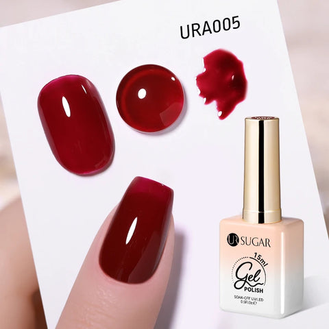 UR SUGAR 15ml Fiber Rubber Base Gel for Nail Repair
