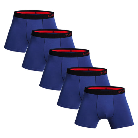 5-delige set luxe katoenen boxershorts voor heren