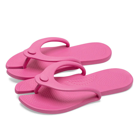 EVA Women Flip Flops - Foldable Detachable Beach Slippers