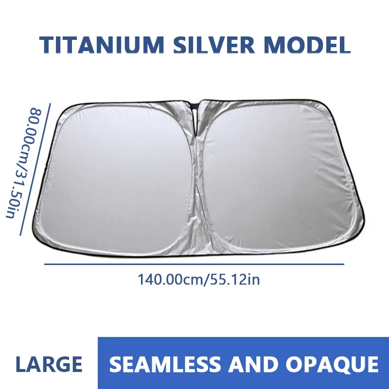 SEAMETAL Car Windshield Sun Shade Cover