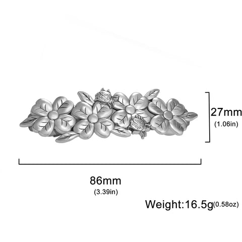 Skyrim Flowers Leaves Hair Clip - Elegant Gold Color Tiara for Brides and Fashion Lovers