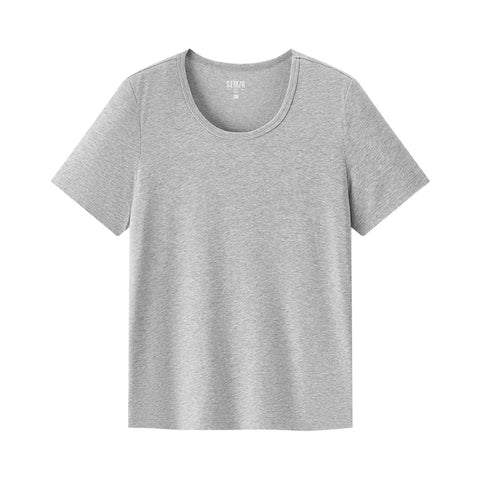 Semir dames T-shirt met korte mouwen en vochtafvoerend effect 