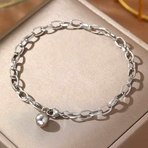 Minimalist Stainless Steel Tassel Bracelets for Women - Chic Jewelry for Banquet Gifts