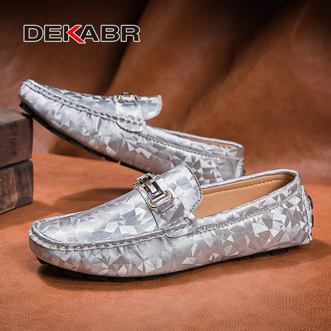 DEKABR Luxe Heren Loafers - Handgemaakte Instappers