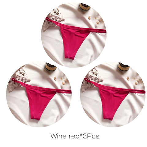 FINETOO Katoenen bikinibroekje met T-rug en stringset 