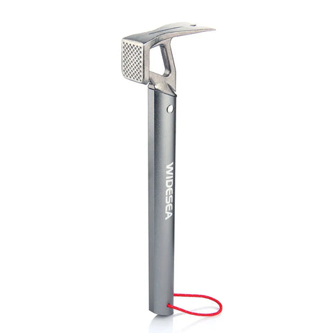 Widesea Camping Hammer - Stainless Steel Copper Outdoor Tent Peg Stake Mallet with Stake Puller