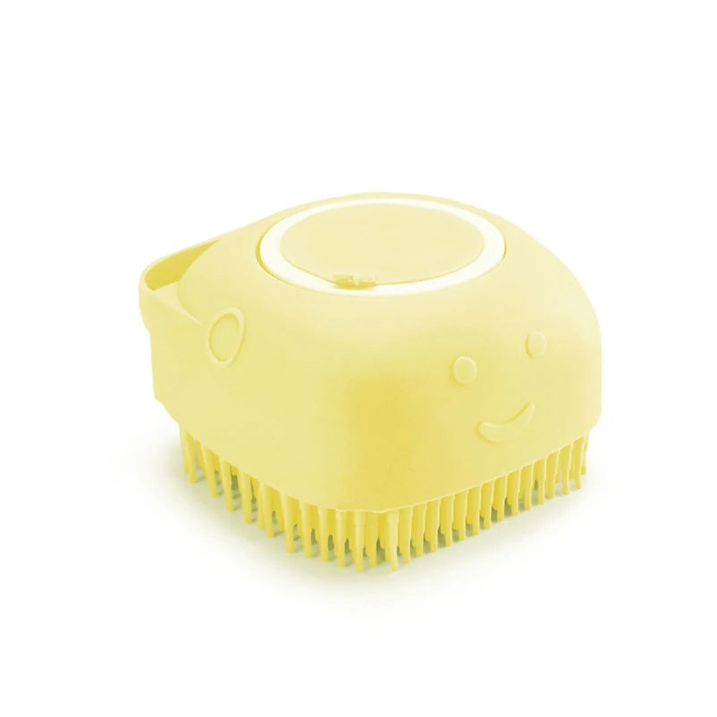 Non-Toxic Silicone Pet Bath Brush for Cats & Dogs