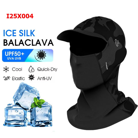 INBIKE Zomerfiets-koelmasker - UV-blokkerend racefietsmasker met Ice Silk-technologie