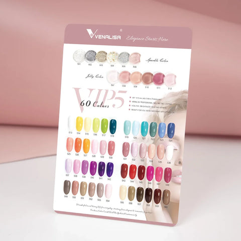 Venalisa VIP5 HEMA FREE Jelly Pink Nude Collection Nail Gel Polish