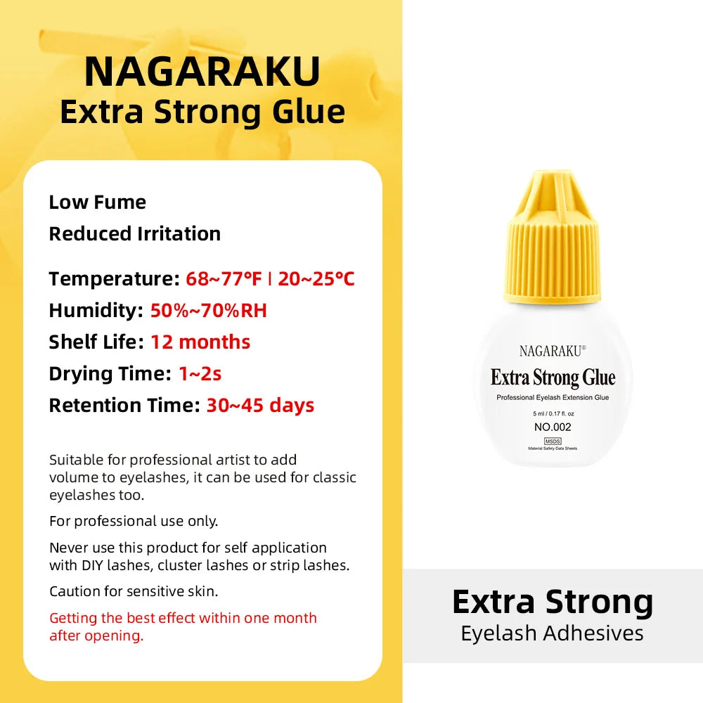 NAGARAKU Differente Glue for Lashes - Low Fume Eyelash Adhesive