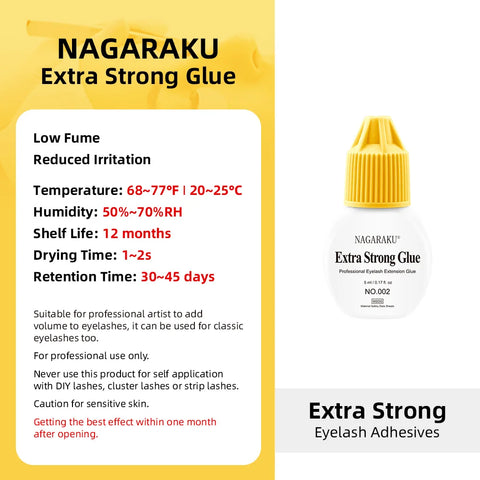 NAGARAKU Differente Glue for Lashes - Low Fume Eyelash Adhesive