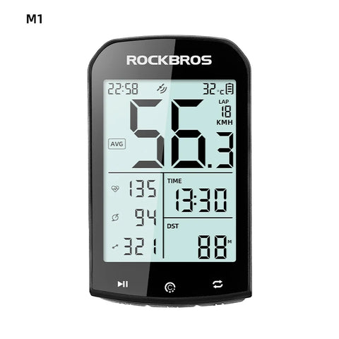 ROCKBROS Bicycle Computer GPS 5.0 - Waterproof Wireless Speedometer & Bike Accessories