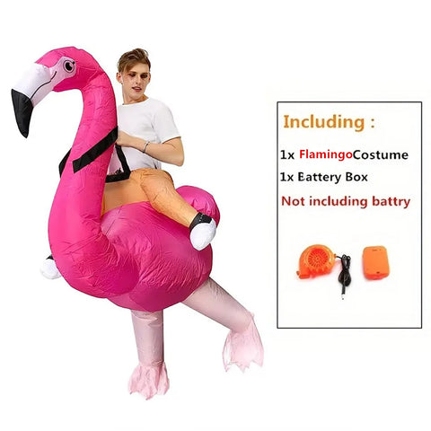 Flamingo Inflatable Costume for Halloween and Christmas