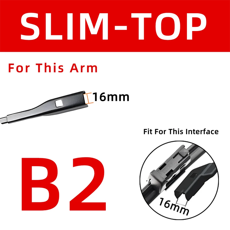 2025 New Style 11 Layers Rubber Car Wipers