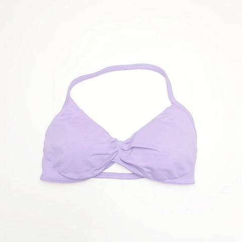 NCLAGEN Strappy Bra Gym Top for Women – High Support Seamless Halter Sports Bra with Pads