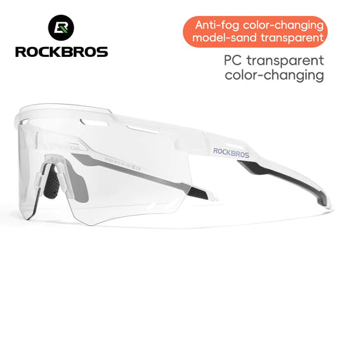 ROCKBROS Fietsbril - Veelzijdige UV400 gepolariseerde sportbril voor MTB, racefietsen, autorijden en golfen