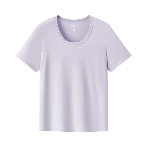 Semir dames T-shirt met korte mouwen en vochtafvoerend effect 