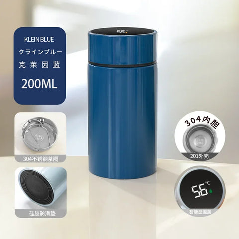 200ML Smart Thermos Water Bottle with Intelligent Temperature Display