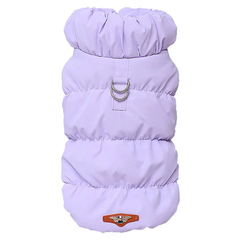 Soft Warm Dog Clothes for Winter - Padded Puppy and Cat Jacket for Small to Medium Breeds