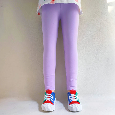 Spring Leggings for Girls 2024 - Slim Candy Color Pants