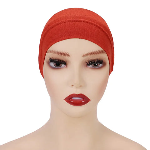Soft Cotton Under Scarf Cap for Women - Ready-to-Wear Hijab Bonnet