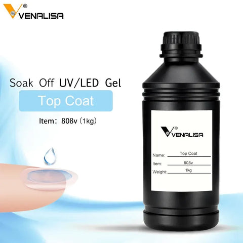 #809 Super Quality 1KG No Wipe Top Coat Primer Base Coat UV Gel