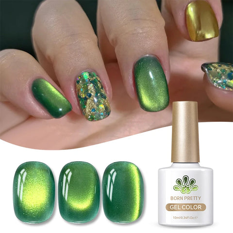 BORN PRETTY 10ml Mint Chocolate Cat Magnetic Gel Nail Polish