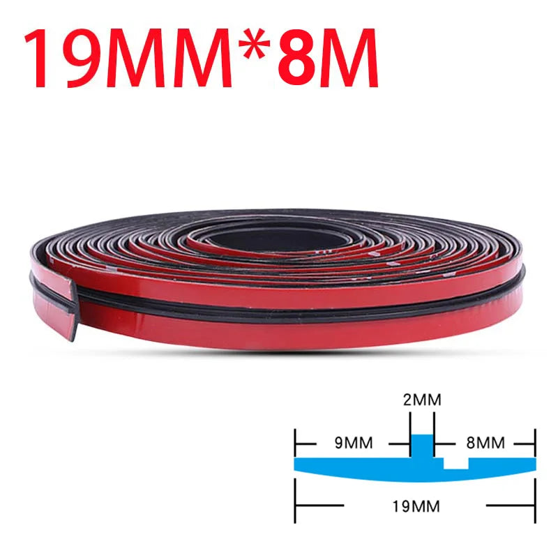Car Windshield Seal Rubber Strip - Noiseproof & Waterproof
