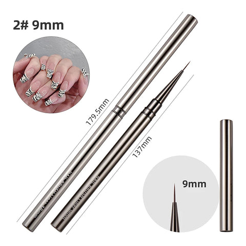 BORN PRETTY Nail Liner Brush Set for Artistic Nail Designs