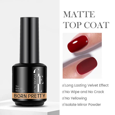 BORN PRETTY 15ml Function Gel Base Super Top Coat